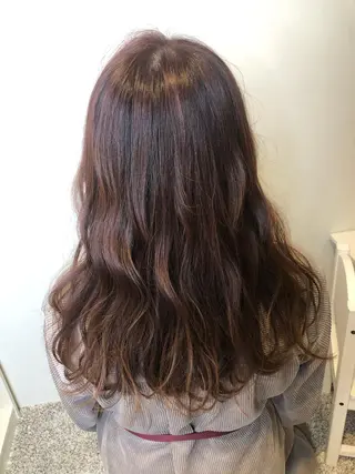 ロング カラー 永井 亜実のヘアスタイル