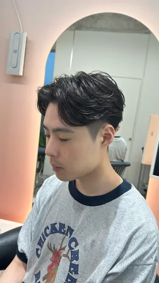 パーマ メンズ 浅草駅徒歩8分/メ ンズ特化/久保 歩夢のヘアスタイル