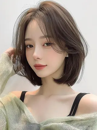 ミディアム FOCUS JAPAN3のヘアスタイル