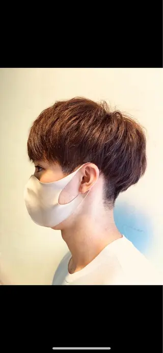 ミディアム カラー メンズ 元住吉プランツヘアー ☘️まるやま☘️のヘアスタイル