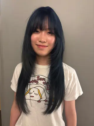 カラー HACO+ MOE/モエのヘアスタイル