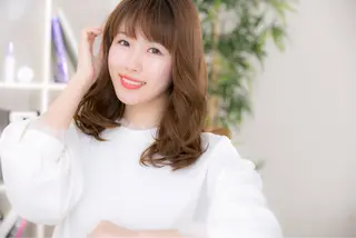 セミロング 髙木 みのりのヘアスタイル