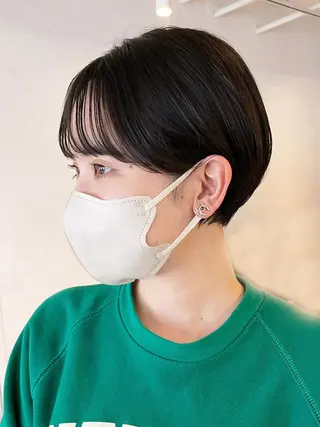 ショート カラー パーマ ヘアアレンジ ITbyALBUM 松戸のヘアスタイル