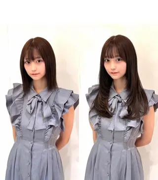 ロング カラー 💎エクステ× 🩵カラーBIZEのヘアスタイル