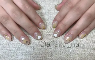 ミディアム Daifuku nailsのネイルデザイン