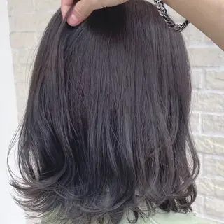 カラー ミディアム 縮毛矯正/ワンカラー モデル募集🫧田村のヘアスタイル