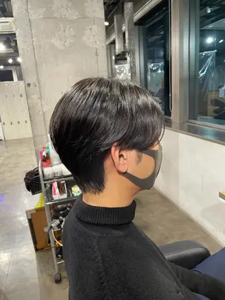パーマ メンズ ベージュカラー💖 やすひろのヘアスタイル
