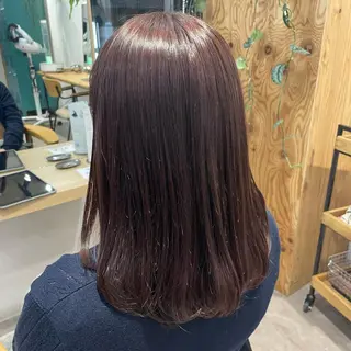 セミロング カラー AMANE🌼 ハヤシサオリのヘアスタイル