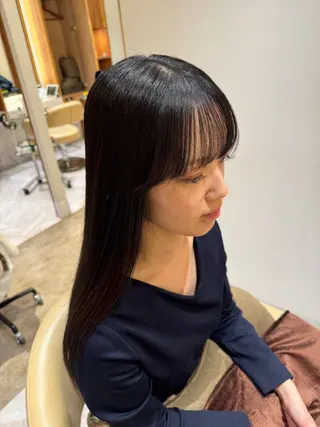 ロング 🫧透明感カラー🫧 ロン毛美容師のヘアスタイル