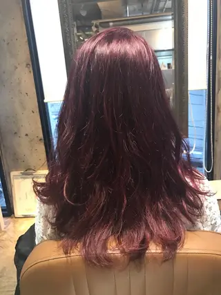 セミロング カラー パーマ ヘアアレンジ メンズ キッズ ネイル マツエク・マツパ サロンドミルク 渋谷高比良のヘアスタイル