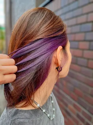 ミディアム カラー go s go(e) 店 コンドウマチコのヘアスタイル