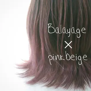 カラー ミディアム たき  あいみのヘアスタイル