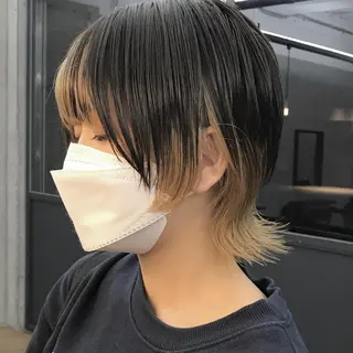 ショート カラー ✂︎ウルフ・ショート ✂︎MIKUNIのヘアスタイル
