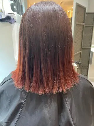 ミディアム カラー 韓国×網紅ヘア 🤍りん🤍のヘアスタイル