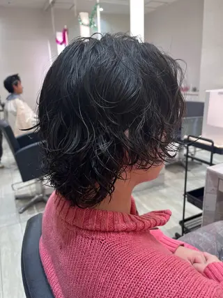 パーマ メンズ メンズパーマ 国安晃平のヘアスタイル