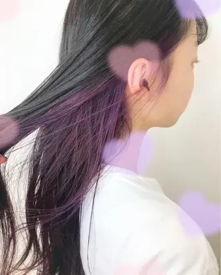 セミロング カラー 新宿駅近♡個室 ♡関口三都季🌜のヘアスタイル