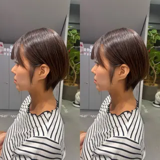 ショート JUMI/ショート/ ボブ/透明感カラー✨のヘアスタイル