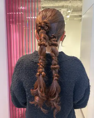 ヘアアレンジ レイヤー♡ショート 石川優奈のヘアスタイル