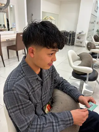 メンズ keany錦糸町 ハセベユウのヘアスタイル