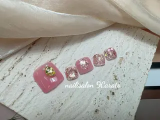 ネイル 💜ワンホンネイル ナインカラット💎のネイルデザイン
