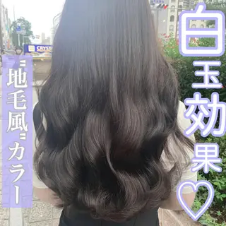 ロング カラー ヘアアレンジ 心斎橋🤍韓国風🤍 Mamiのヘアスタイル