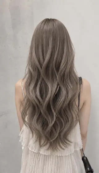 カラー 柔らかハイトーン/ 美髪💙ྀི/ミナルのヘアスタイル