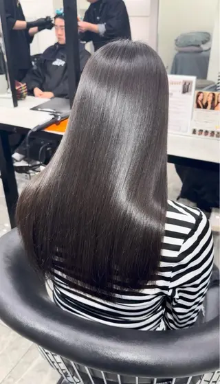 ロング りきと🦋河原町 縮毛矯正/艶カラーのヘアスタイル
