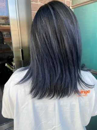 セミロング カラー パーマ ヘアアレンジ メンズ キッズ ネイル マツエク・マツパ アイブロウ 久木原 ゆりのヘアスタイル