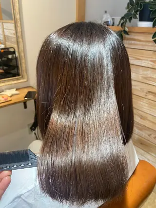ミディアム ayumi🦖/ 似合わせカラー🤎のヘアスタイル