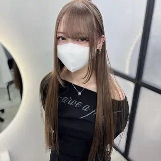 ロング カラー Ren. 🦋デザインカラーのヘアスタイル