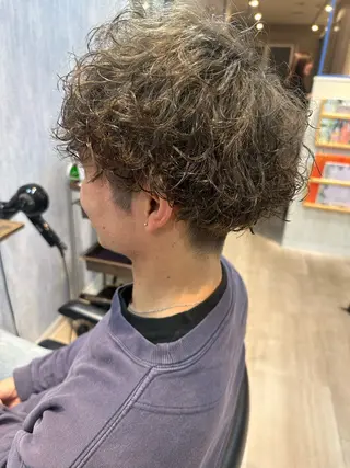 パーマ 【メンズ&髪質改善】 萬納陽介のヘアスタイル