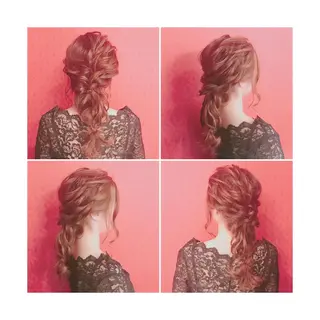 ヘアアレンジ YUI𓍯ｴｸｽﾃ /ﾆｭｱﾝｽｶﾗｰのヘアスタイル
