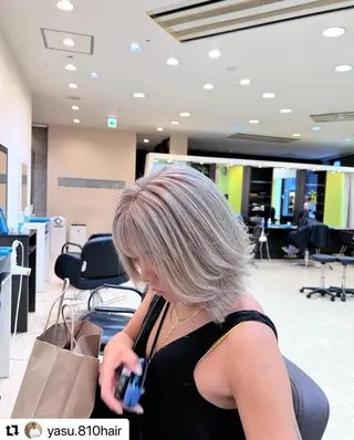 ショート カラー パーマ メンズ 🩷Eny terrace🩷のヘアスタイル