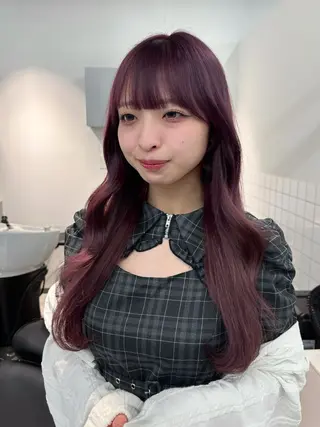 ロング 𝗺𝗶𝗸𝘂♡ 似合わせ🎀のヘアスタイル