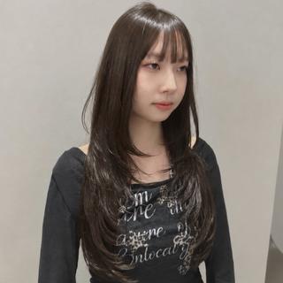 ロング カラー ニュアンス×抜け感/ おしゃれヘア/meiのヘアスタイル