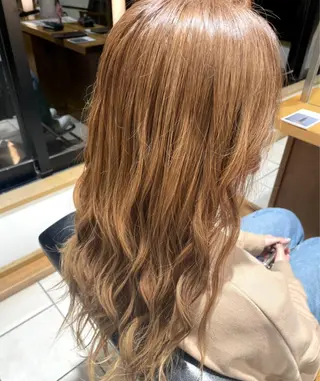 ロング カラー 🩰韓国レイヤー🩷 艶カラー🌷小栁歩美のヘアスタイル