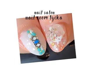 ネイル ネイルルームリッカ 𝐦𝐚𝐲𝐮のネイルデザイン