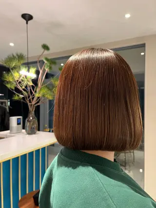 ショート カラー SPUR ふうのヘアスタイル
