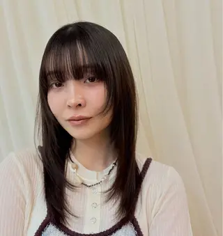 セミロング tsukimi .SUIのヘアスタイル