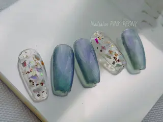 ネイル PINK PEONY AMIのネイルデザイン