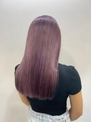 セミロング カラー レイヤーカット 赤み消し　店長/大和のヘアスタイル