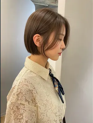 ショート カラー ラーム松江乃木店 /モデル募集_川上のヘアスタイル