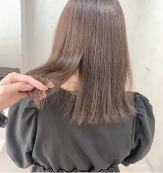 ミディアム 艶カラー/ヘアセット 着付け ふうか 渋谷のヘアスタイル