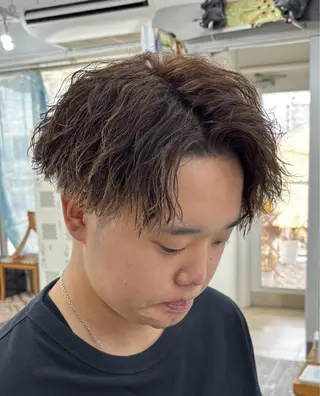 カラー パーマ メンズ メンズ特化サロン Ryomaのヘアスタイル