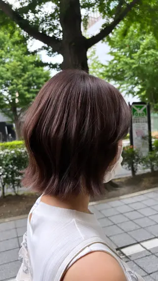 ミディアム カラー 🍓ブリーチカラー 🎀nene🍓のヘアスタイル