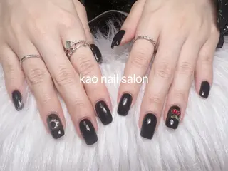 ネイル kao nail マグネット/長さだしのネイルデザイン
