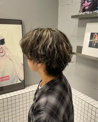 カラー メンズ 山田 遥真のヘアスタイル