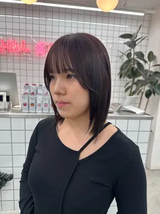ミディアム chinatsu🌙 JILLSTUDIOのヘアスタイル