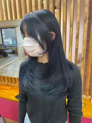 ロング カラー YUI/ ブリーチカラー🌷のヘアスタイル