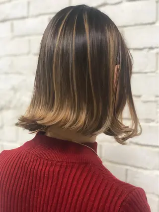 ミディアム カラー welring hair salonのヘアスタイル